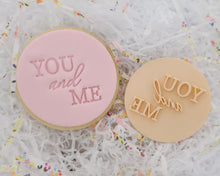 Load image into Gallery viewer, You And Me Fondant Cookie Stamp - Made in the UK with Love  from House of Toot Sweet - Just £5! Shop now at House of Toot Sweet
