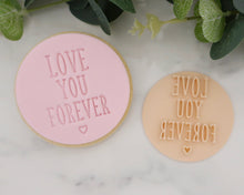 Load image into Gallery viewer, Love You Forever Fondant Cookie  Stamp - Made in the UK with Love  from House of Toot Sweet - Just £5! Shop now at House of Toot Sweet
