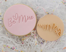 Load image into Gallery viewer, Be Mine Hearts Fondant Cookie Stamp - Made in the UK with Love  from House of Toot Sweet - Just £5! Shop now at House of Toot Sweet
