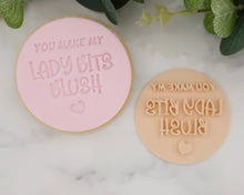 Load image into Gallery viewer, You Make My Lady Bits Blush Fondant Cookie Stamp - Made in the UK with Love  from House of Toot Sweet - Just £5! Shop now at House of Toot Sweet
