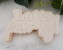 Load image into Gallery viewer, Let&#39;s Paw-ty! Fondant Cookie Cutter / Embosser - Made in the UK with Love  from House of Toot Sweet - Just £6.50! Shop now at House of Toot Sweet
