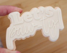 Load image into Gallery viewer, Let&#39;s Paw-ty! Fondant Cookie Cutter / Embosser - Made in the UK with Love  from House of Toot Sweet - Just £6.50! Shop now at House of Toot Sweet
