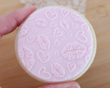 Load image into Gallery viewer, Lips &amp; Hearts Pattern Texture Embosser - Made in the UK with Love  from House of Toot Sweet - Just £7! Shop now at House of Toot Sweet
