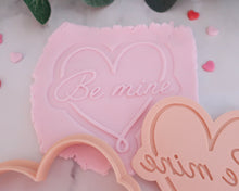 Load image into Gallery viewer, Be Mine Fondant Embosser and Cutter - Made in the UK with Love  from House of Toot Sweet - Just £6! Shop now at House of Toot Sweet
