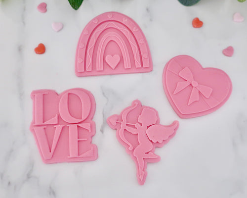 Midi Valentines  Fondant Embossers and Cutters - Made in the UK with Love  from House of Toot Sweet - Just £8! Shop now at House of Toot Sweet