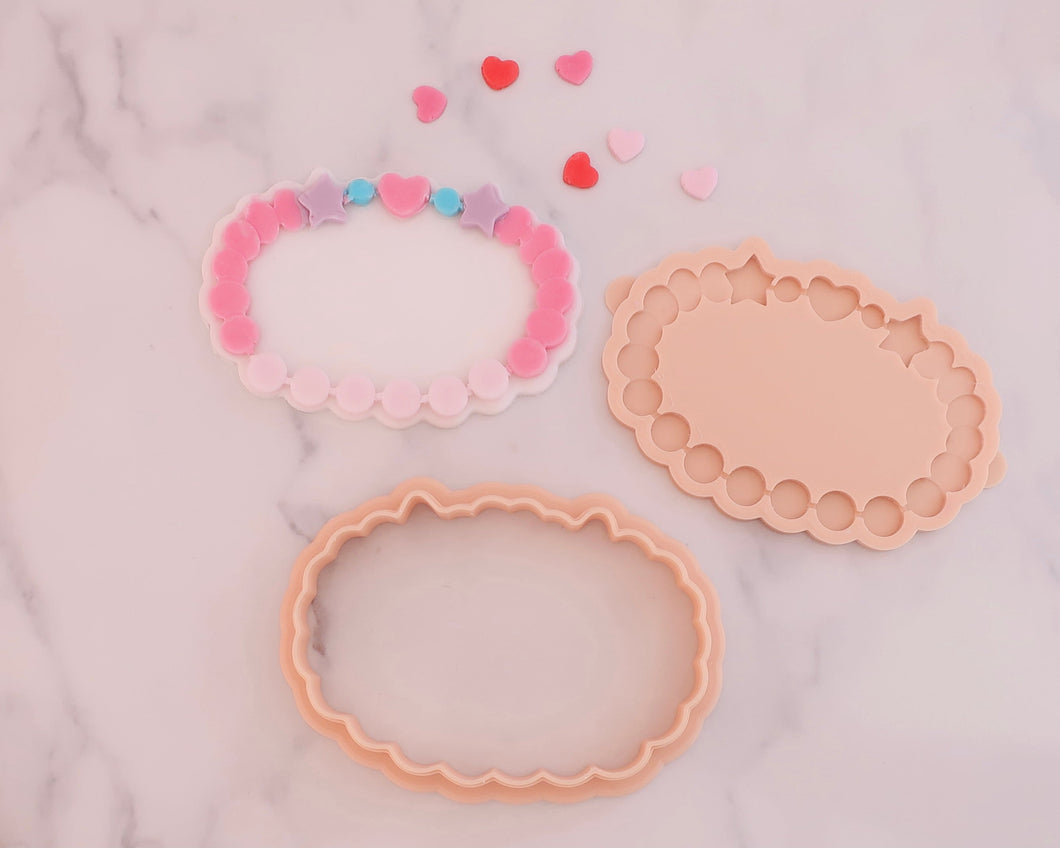 Friendship Bracelet Fondant Embosser and Cutter - Made in the UK with Love  from House of Toot Sweet - Just £6.50! Shop now at House of Toot Sweet