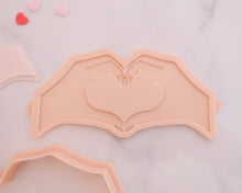 Load image into Gallery viewer, Heart Hands Fondant Embosser and Cutter - Made in the UK with Love  from House of Toot Sweet - Just £6.50! Shop now at House of Toot Sweet
