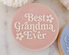 Load image into Gallery viewer, Best Grandma Ever Retro Fondant Embosser - Made in the UK with Love  from House of Toot Sweet - Just £6.50! Shop now at House of Toot Sweet
