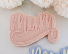 Load image into Gallery viewer, Mum Fondant Embosser / Cutter - Made in the UK with Love  from House of Toot Sweet - Just £6.50! Shop now at House of Toot Sweet
