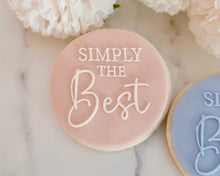 Load image into Gallery viewer, Simply The Best Fondant Embosser - Made in the UK with Love  from House of Toot Sweet - Just £6.50! Shop now at House of Toot Sweet
