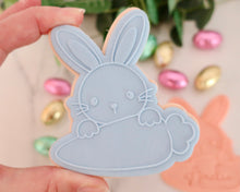 Load image into Gallery viewer, Easter Bunny Carrot Plaque Fondant Embosser / Cutter - Made in the UK with Love  from House of Toot Sweet - Just £6.50! Shop now at House of Toot Sweet
