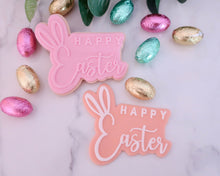 Load image into Gallery viewer, Happy Easter Bunny Ears Fondant Embosser / Cutter - Made in the UK with Love  from House of Toot Sweet - Just £6.50! Shop now at House of Toot Sweet
