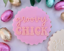 Load image into Gallery viewer, Groovy Chick Fondant Cookie Embosser - Made in the UK with Love  from House of Toot Sweet - Just £6.50! Shop now at House of Toot Sweet
