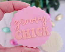 Load image into Gallery viewer, Groovy Chick Fondant Cookie Embosser - Made in the UK with Love  from House of Toot Sweet - Just £6.50! Shop now at House of Toot Sweet
