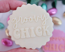 Load image into Gallery viewer, Groovy Chick Fondant Embosser - Made in the UK with Love  from House of Toot Sweet - Just £6.50! Shop now at House of Toot Sweet
