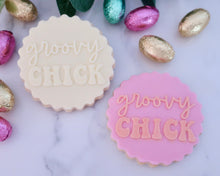 Load image into Gallery viewer, Groovy Chick Fondant Embosser - Made in the UK with Love  from House of Toot Sweet - Just £6.50! Shop now at House of Toot Sweet
