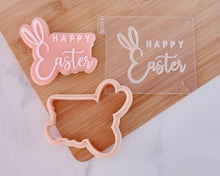 Load image into Gallery viewer, Happy Easter Bunny Ears Fondant Embosser / Cutter - Made in the UK with Love  from House of Toot Sweet - Just £6.50! Shop now at House of Toot Sweet
