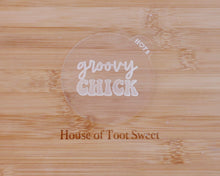 Load image into Gallery viewer, Groovy Chick Fondant Cookie Embosser - Made in the UK with Love  from House of Toot Sweet - Just £6.50! Shop now at House of Toot Sweet
