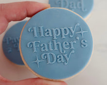 Load image into Gallery viewer, Happy Father&#39;s Day Retro Fondant Cookie Embosser - Made in the UK with Love  from House of Toot Sweet - Just £6.50! Shop now at House of Toot Sweet
