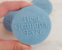 Load image into Gallery viewer, Best Grandpa Ever Retro Fondant Cookie Embosser - Made in the UK with Love  from House of Toot Sweet - Just £6.50! Shop now at House of Toot Sweet
