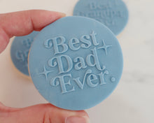 Load image into Gallery viewer, Best Dad Ever Retro Fondant Cookie Embosser - Made in the UK with Love  from House of Toot Sweet - Just £6.50! Shop now at House of Toot Sweet
