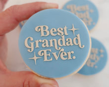 Load image into Gallery viewer, Best Grandad Ever Retro Fondant Cookie Embosser - Made in the UK with Love  from House of Toot Sweet - Just £6.50! Shop now at House of Toot Sweet
