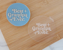 Load image into Gallery viewer, Best Grandpa Ever Retro Fondant Cookie Embosser - Made in the UK with Love  from House of Toot Sweet - Just £6.50! Shop now at House of Toot Sweet
