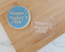 Load image into Gallery viewer, Happy Father&#39;s Day Retro Fondant Cookie Embosser - Made in the UK with Love  from House of Toot Sweet - Just £6.50! Shop now at House of Toot Sweet
