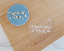 Load image into Gallery viewer, Pawsome Dad Retro Fondant Cookie Embosser - Made in the UK with Love  from House of Toot Sweet - Just £6.50! Shop now at House of Toot Sweet
