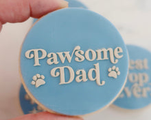 Load image into Gallery viewer, Pawsome Dad Retro Fondant Cookie Embosser - Made in the UK with Love  from House of Toot Sweet - Just £6.50! Shop now at House of Toot Sweet
