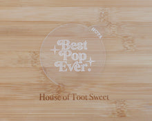 Load image into Gallery viewer, Best Pop Ever Retro Fondant Cookie Embosser - Made in the UK with Love  from House of Toot Sweet - Just £6.50! Shop now at House of Toot Sweet
