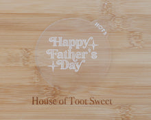 Load image into Gallery viewer, Happy Father&#39;s Day Retro Fondant Cookie Embosser - Made in the UK with Love  from House of Toot Sweet - Just £6.50! Shop now at House of Toot Sweet
