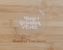 Load image into Gallery viewer, Best Grandpa Ever Retro Fondant Cookie Embosser - Made in the UK with Love  from House of Toot Sweet - Just £6.50! Shop now at House of Toot Sweet
