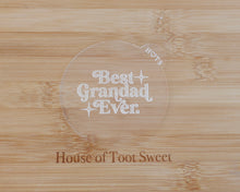 Load image into Gallery viewer, Best Grandad Ever Retro Fondant Cookie Embosser - Made in the UK with Love  from House of Toot Sweet - Just £6.50! Shop now at House of Toot Sweet
