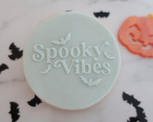 Load image into Gallery viewer, Spooky Vibes Retro Cookie &amp; Cupcake Embosser - Made in the UK with Love  from House of Toot Sweet - Just £6.50! Shop now at House of Toot Sweet
