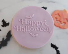 Load image into Gallery viewer, Happy Halloween Retro Cookie &amp; Cupcake Embosser - Made in the UK with Love  from House of Toot Sweet - Just £6.50! Shop now at House of Toot Sweet
