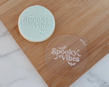 Load image into Gallery viewer, Spooky Vibes Retro Cookie &amp; Cupcake Embosser - Made in the UK with Love  from House of Toot Sweet - Just £6.50! Shop now at House of Toot Sweet
