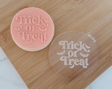 Load image into Gallery viewer, Trick or Treat Retro Cookie &amp; Cupcake Embosser - Made in the UK with Love  from House of Toot Sweet - Just £6.50! Shop now at House of Toot Sweet
