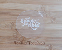 Load image into Gallery viewer, Spooky Vibes Retro Cookie &amp; Cupcake Embosser - Made in the UK with Love  from House of Toot Sweet - Just £6.50! Shop now at House of Toot Sweet
