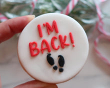 Load image into Gallery viewer, I&#39;m Back Footprints Fondant  Embosser - Made in the UK with Love  from House of Toot Sweet - Just £6.50! Shop now at House of Toot Sweet
