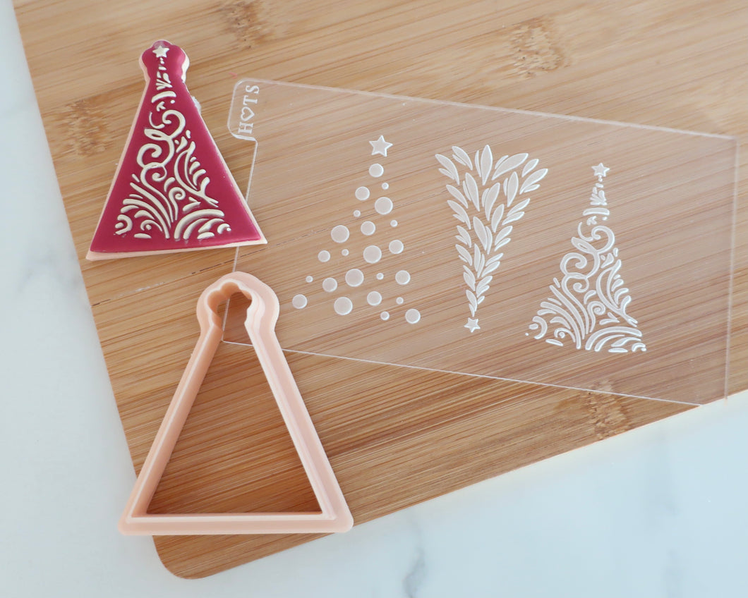 Decorative Christmas Trees Embosser and Cutter - Made in the UK with Love  from House of Toot Sweet - Just £5.50! Shop now at House of Toot Sweet