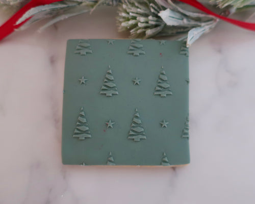 Christmas Tree Texture Tile Embosser - Made in the UK with Love  from House of Toot Sweet - Just £7! Shop now at House of Toot Sweet