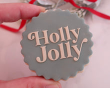 Load image into Gallery viewer, Holly Jolly Retro Fondant Embosser - Made in the UK with Love  from House of Toot Sweet - Just £6.50! Shop now at House of Toot Sweet
