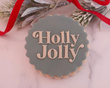 Load image into Gallery viewer, Holly Jolly Retro Fondant Embosser - Made in the UK with Love  from House of Toot Sweet - Just £6.50! Shop now at House of Toot Sweet
