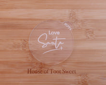 Load image into Gallery viewer, Love Santa Fondant  Embosser - Made in the UK with Love  from House of Toot Sweet - Just £6.50! Shop now at House of Toot Sweet
