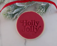 Load image into Gallery viewer, Holly Jolly Fondant Stamp - Made in the UK with Love  from House of Toot Sweet - Just £5! Shop now at House of Toot Sweet
