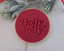 Load image into Gallery viewer, Holly Jolly Fondant Stamp - Made in the UK with Love  from House of Toot Sweet - Just £5! Shop now at House of Toot Sweet
