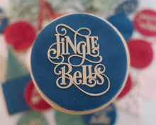 Load image into Gallery viewer, Jingle Bells Script Fondant Embosser - Made in the UK with Love  from House of Toot Sweet - Just £6.50! Shop now at House of Toot Sweet
