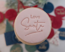 Load image into Gallery viewer, Love Santa Fondant Stamp - Made in the UK with Love  from House of Toot Sweet - Just £5! Shop now at House of Toot Sweet
