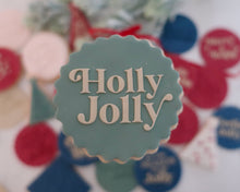 Load image into Gallery viewer, Holly Jolly Retro Fondant Embosser - Made in the UK with Love  from House of Toot Sweet - Just £6.50! Shop now at House of Toot Sweet
